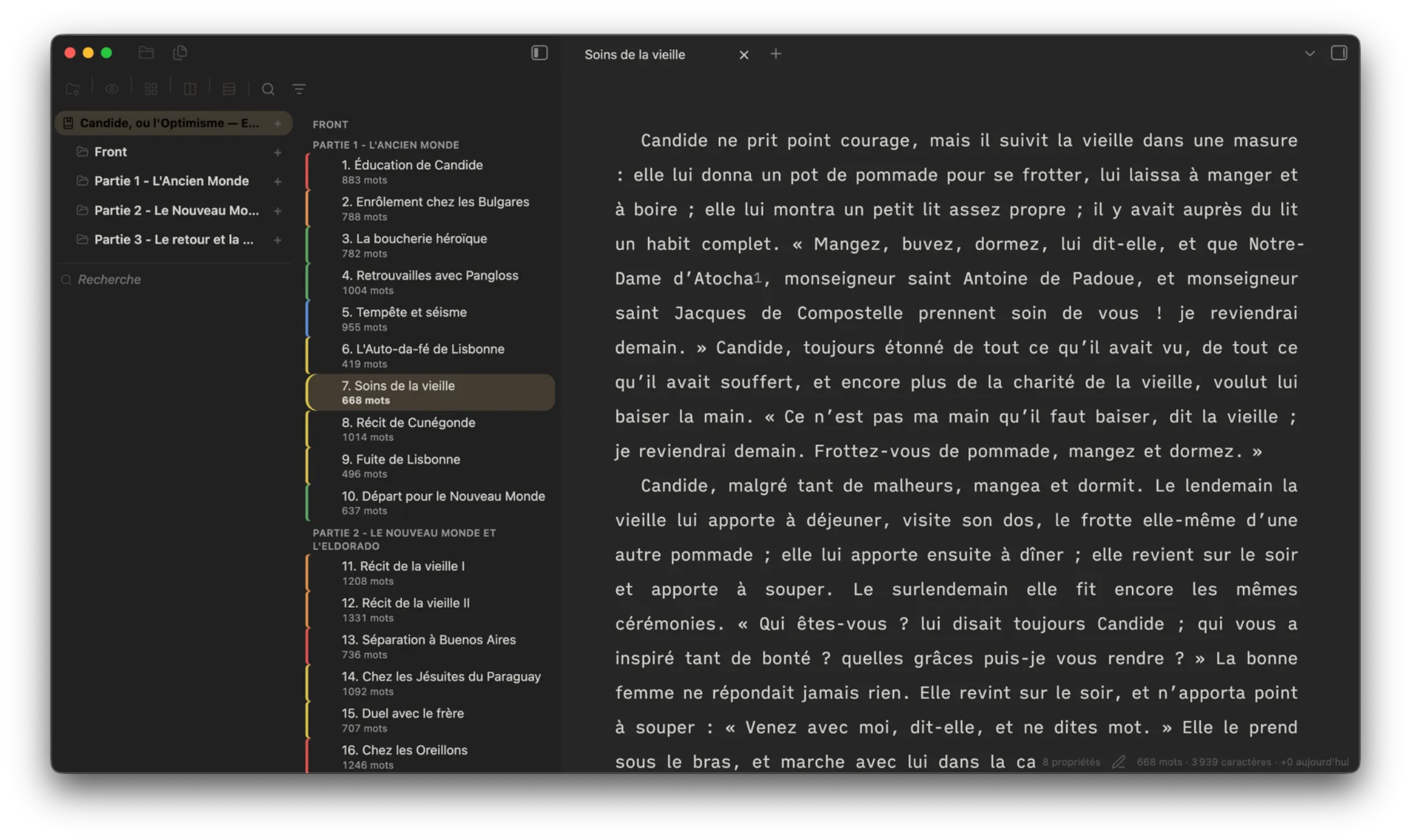 Feuillets screenshot