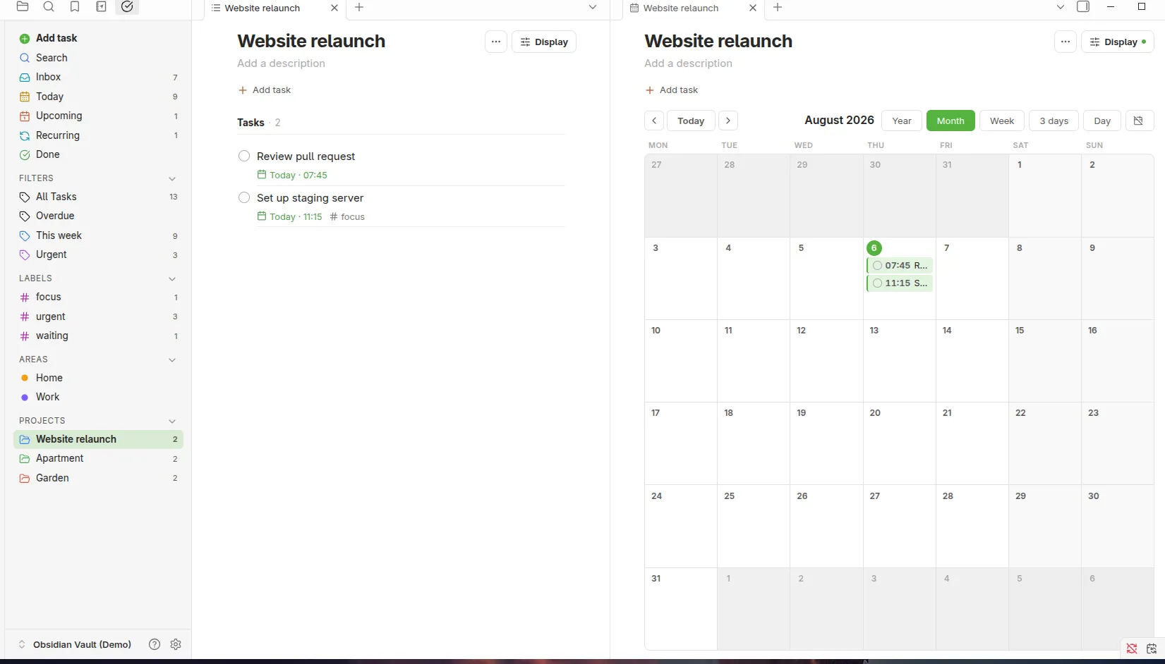 BeautyTasks screenshot