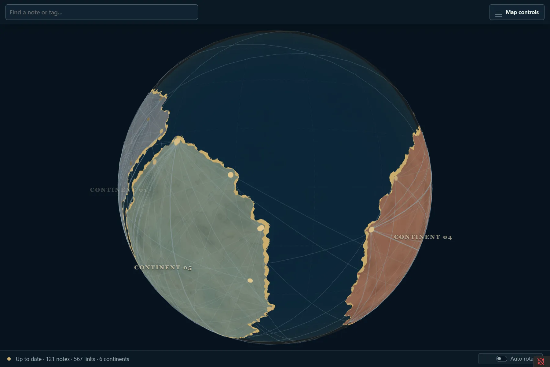 Spherical Graph screenshot
