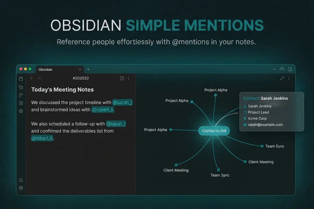 Simple Mentions screenshot