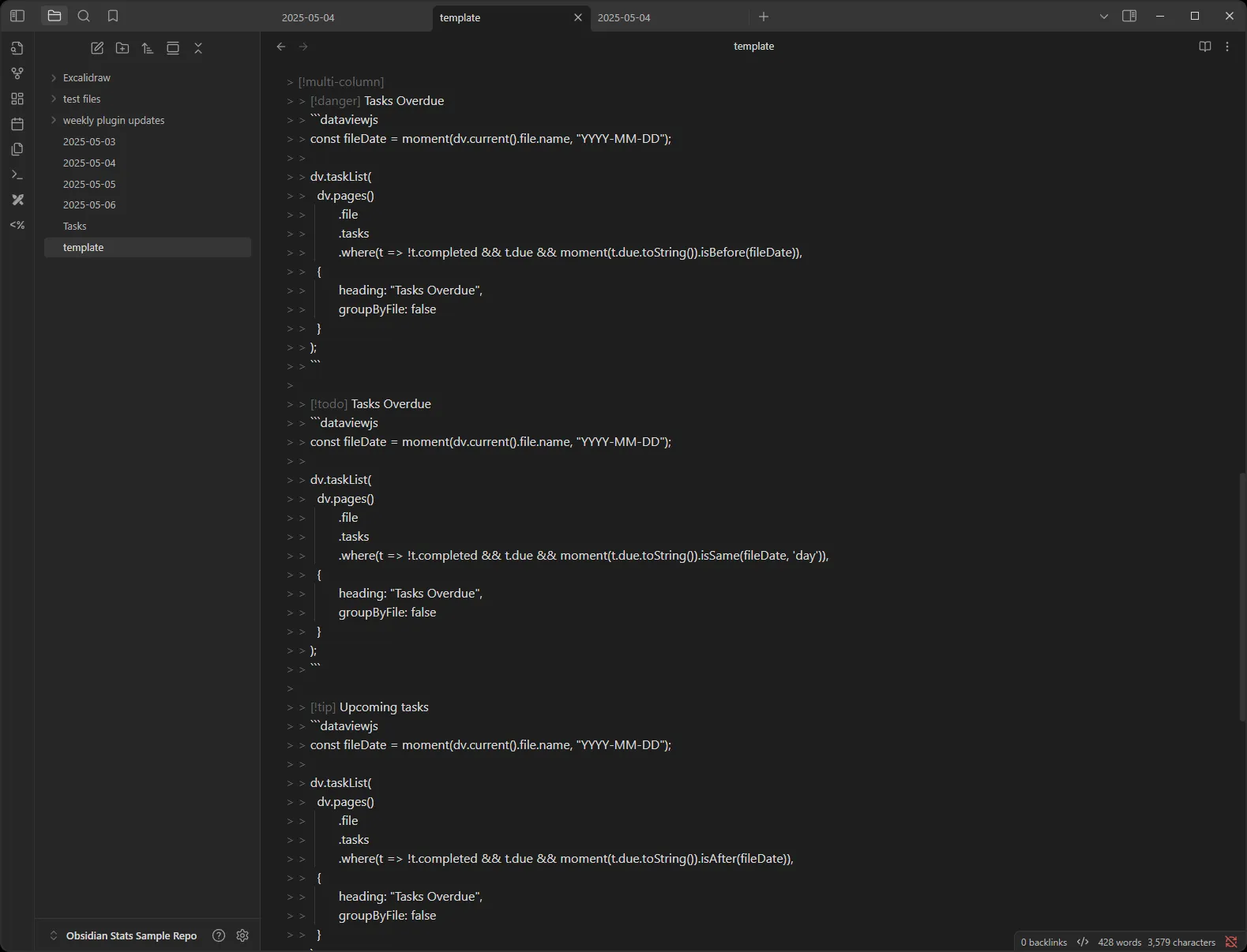 Dayframe screenshot