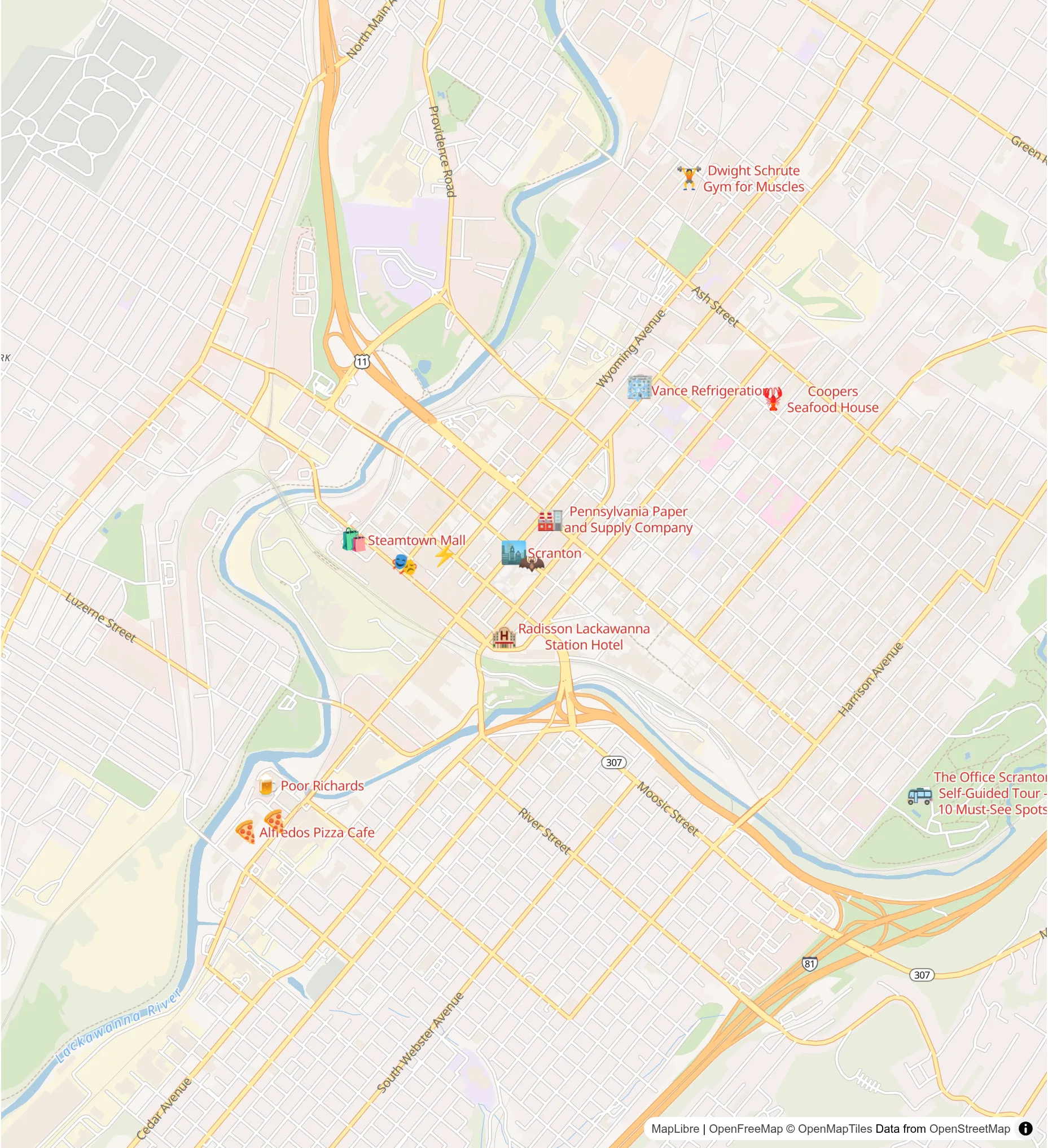 Places screenshot