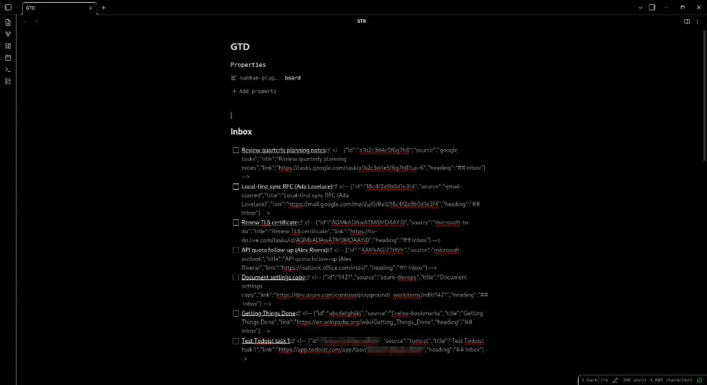 Syncer screenshot
