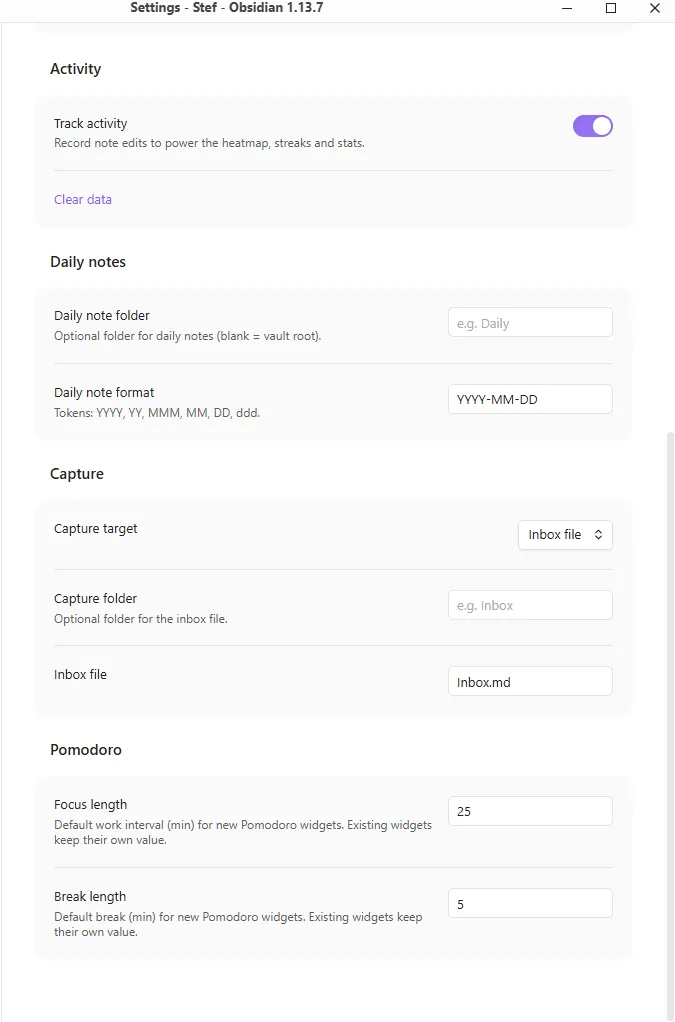 Aurora Dashboard screenshot