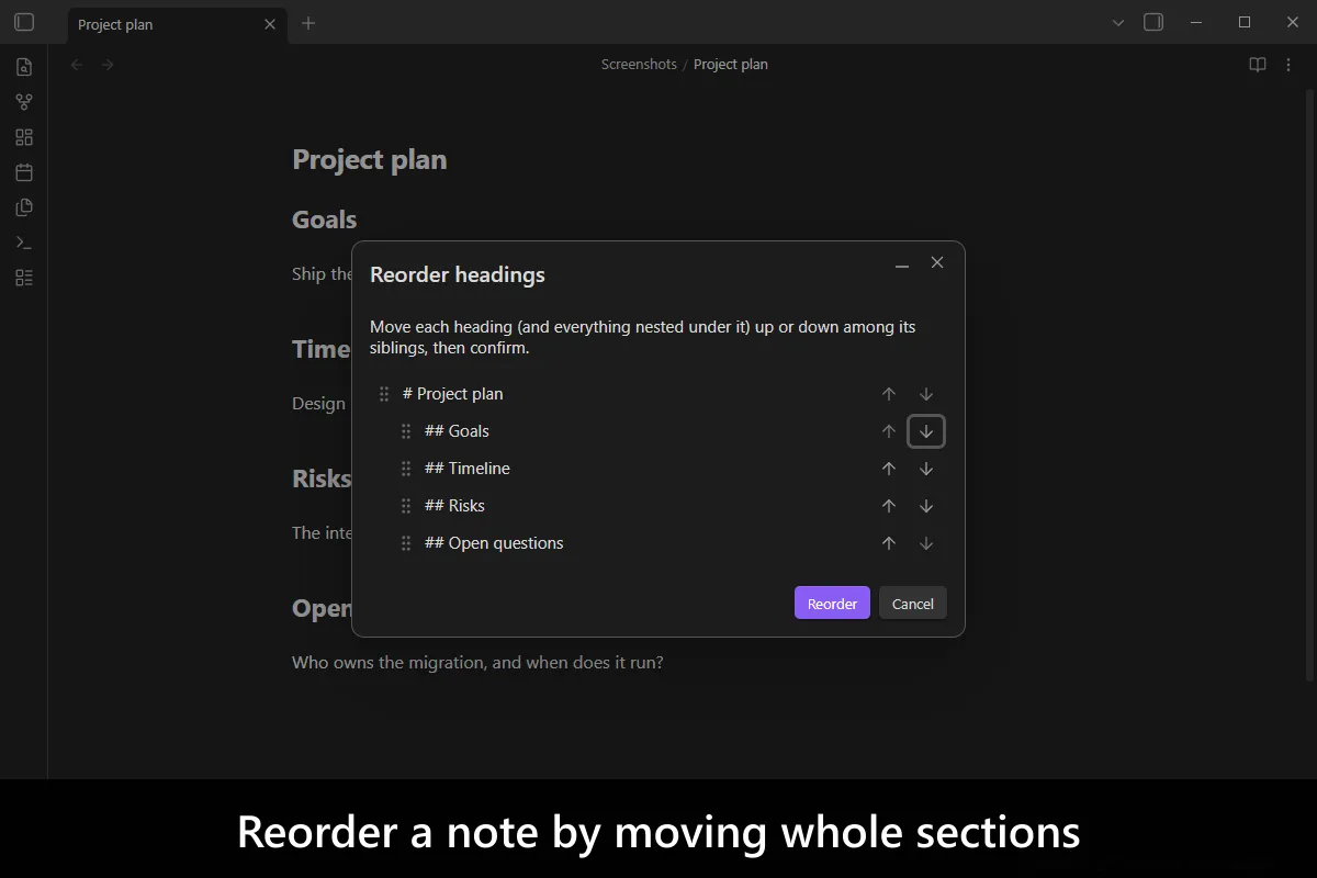 Advanced Note Composer screenshot