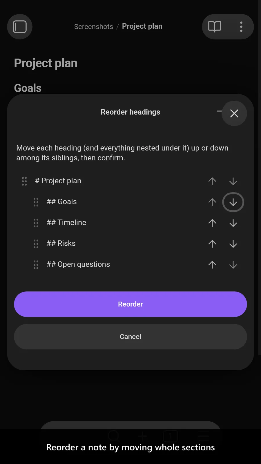 Advanced Note Composer screenshot