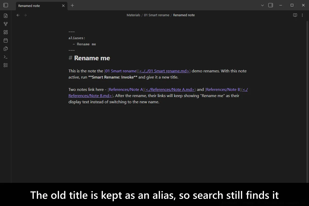 Smart Rename screenshot