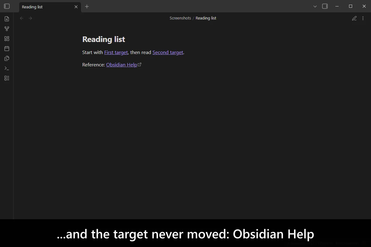 Edit Link Alias screenshot