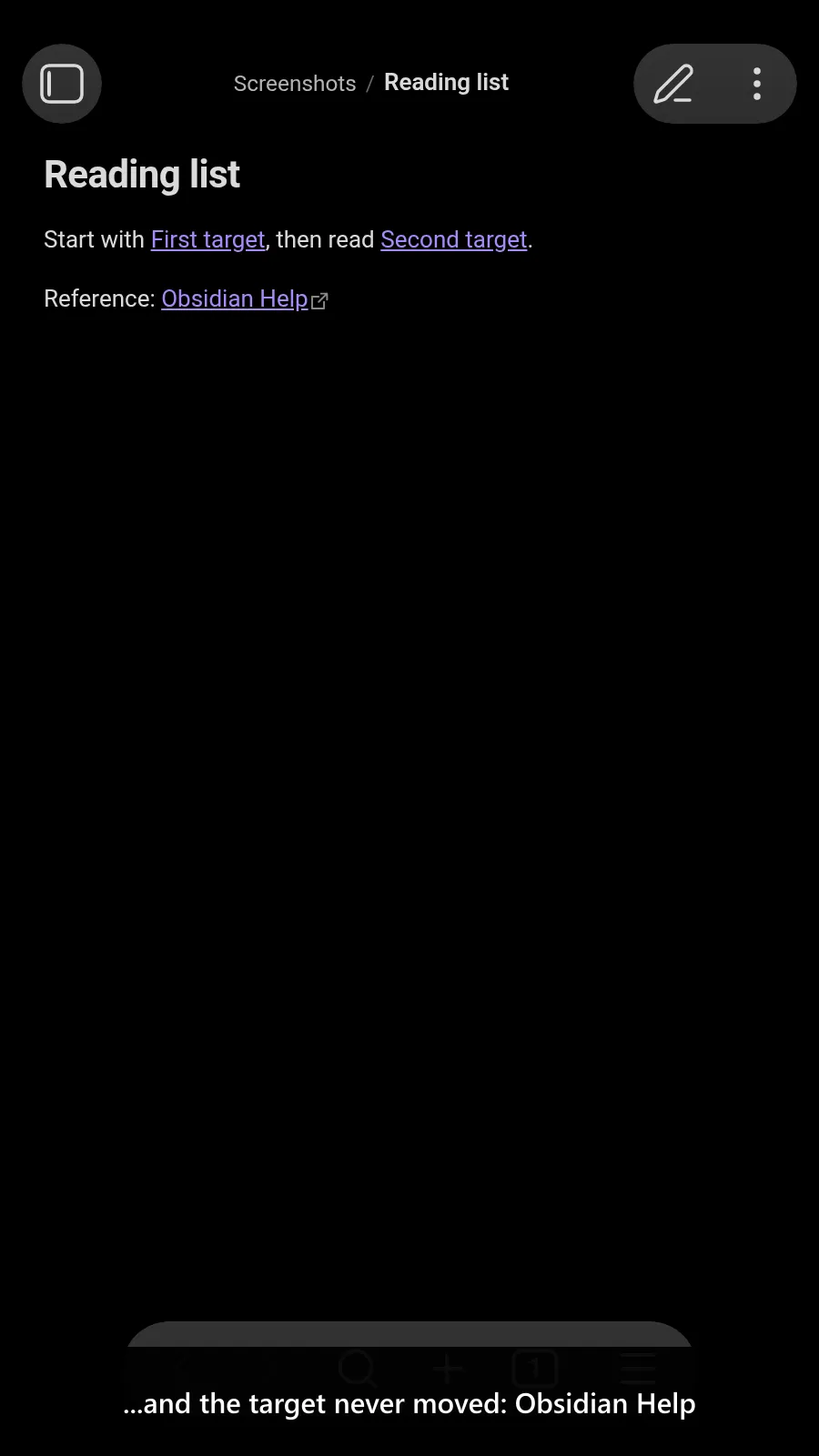 Edit Link Alias screenshot