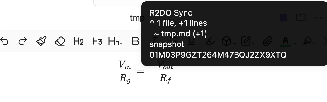 R2DO Sync screenshot
