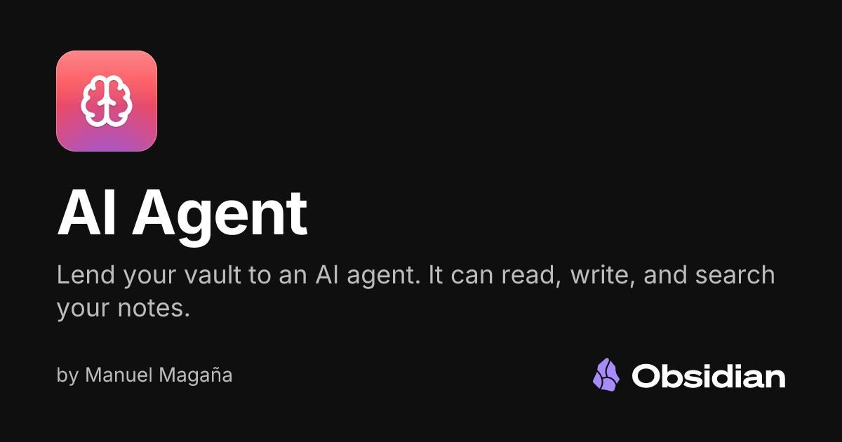 AI Agent - Obsidian Plugin