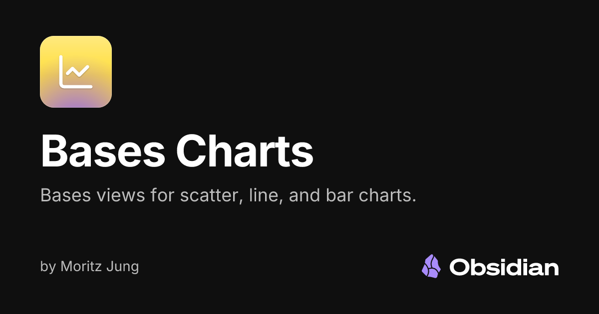 Bases Charts - Obsidian Plugin