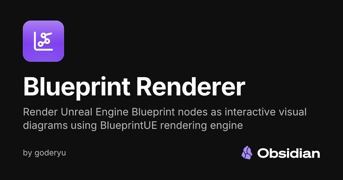 Blueprint Renderer - Obsidian Plugin