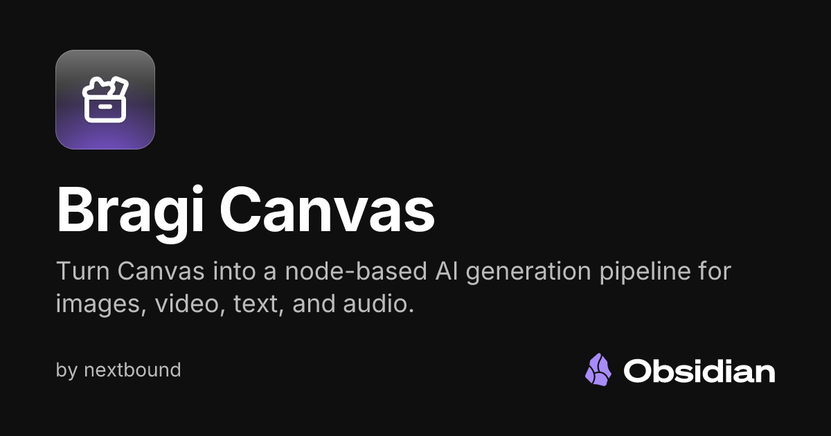 Bragi Canvas - Obsidian Plugin