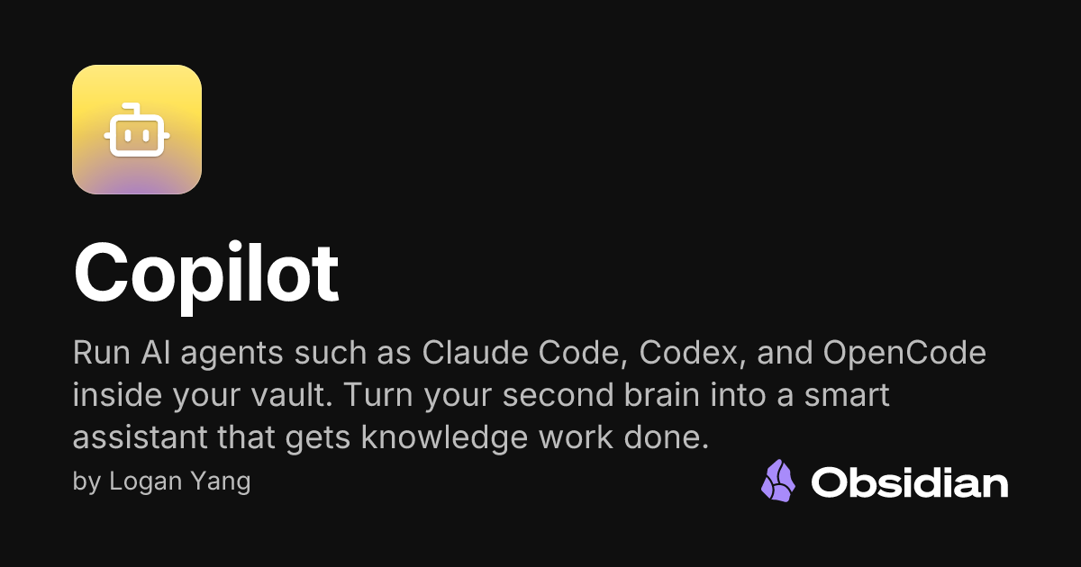 Copilot - Obsidian Plugin