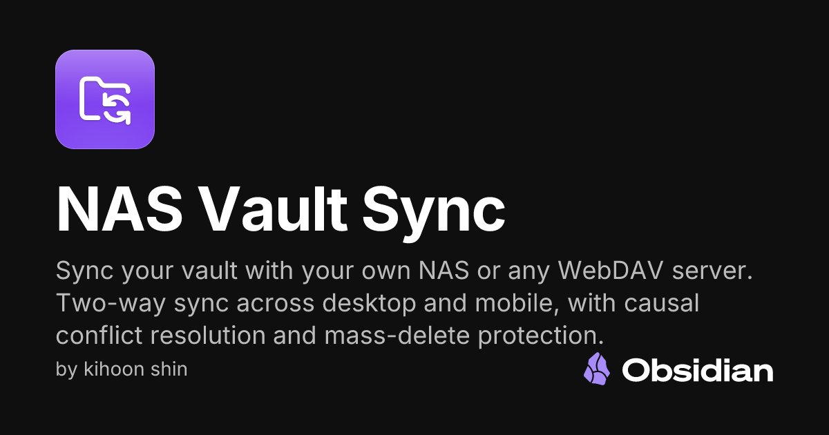 NAS Vault Sync