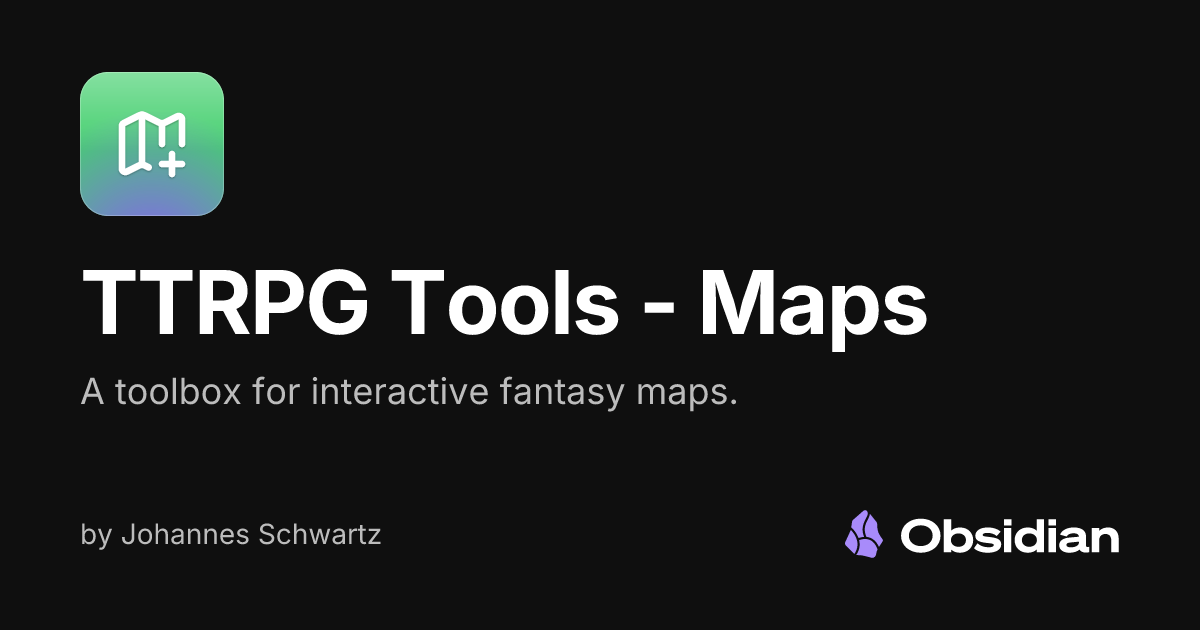 TTRPG Tools - Maps - Obsidian Plugin
